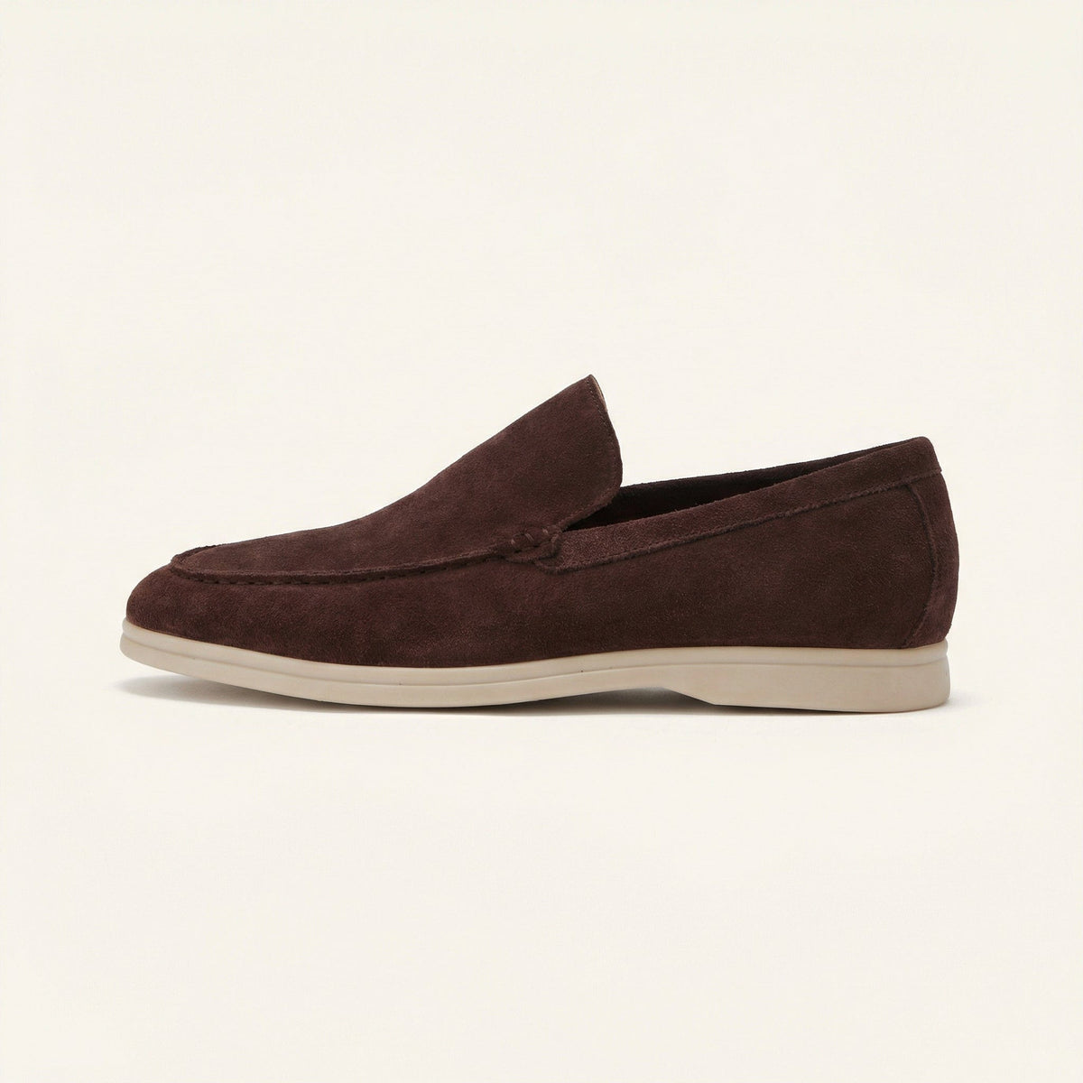 Mocassin Casual en Suédine à Semelle Confort - Marron