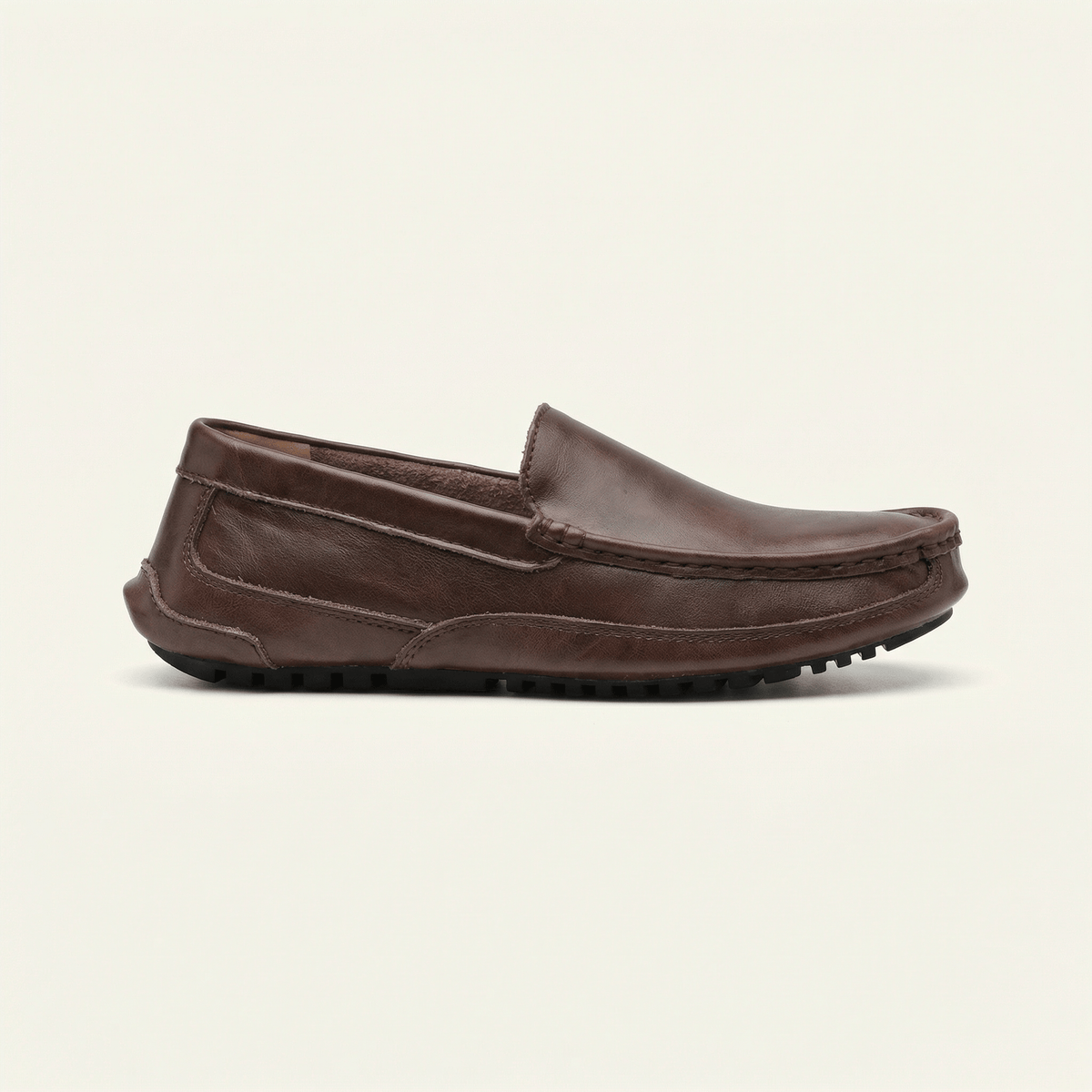 Mocassin de Conduite Homme en Cuir Souple - Marron