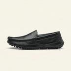 Mocassin de Conduite Homme en Cuir Souple - Noir