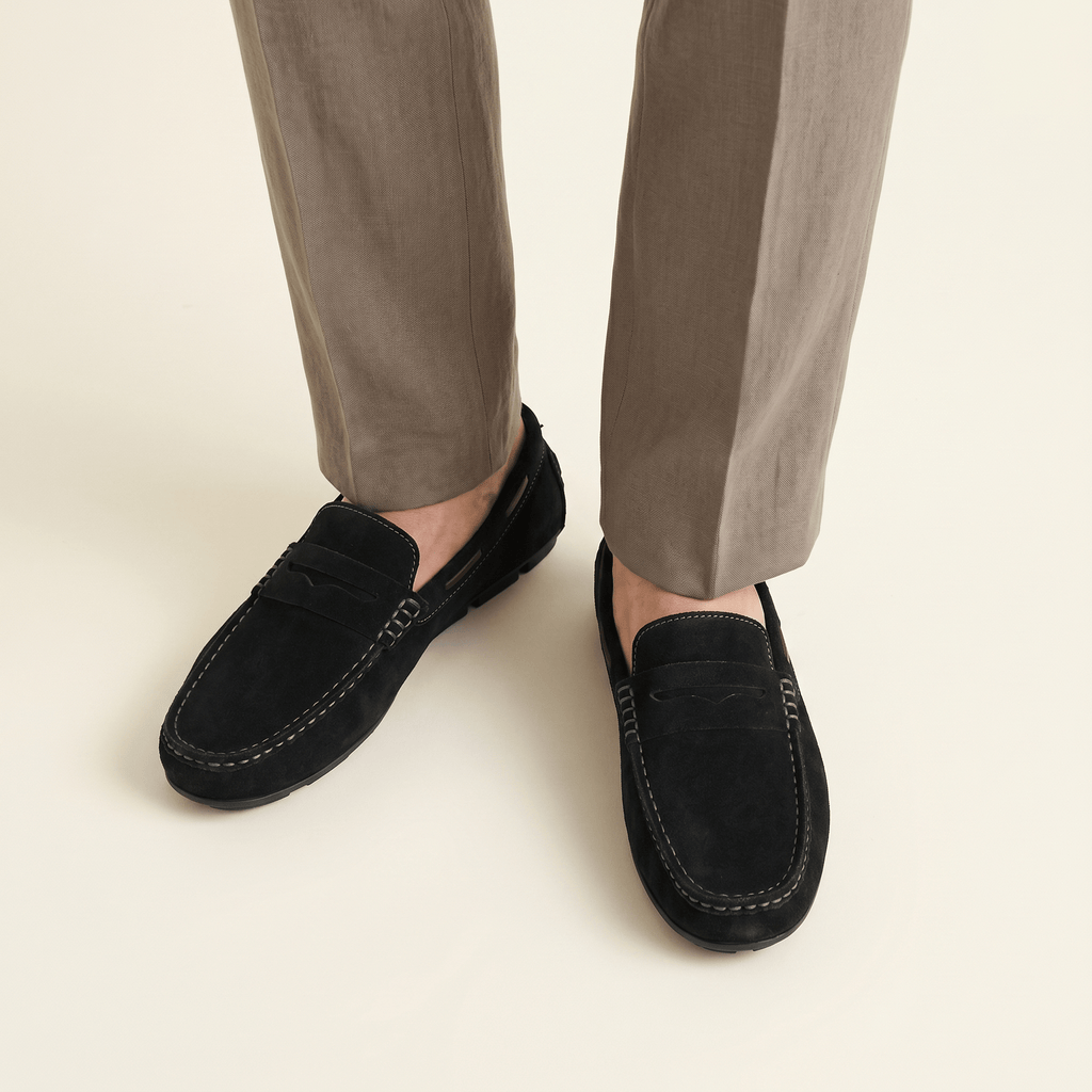 Mocassin en Daim Classique à Bande - image 8
