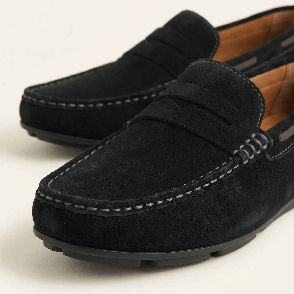 Mocassin en Daim Classique à Bande - image 9