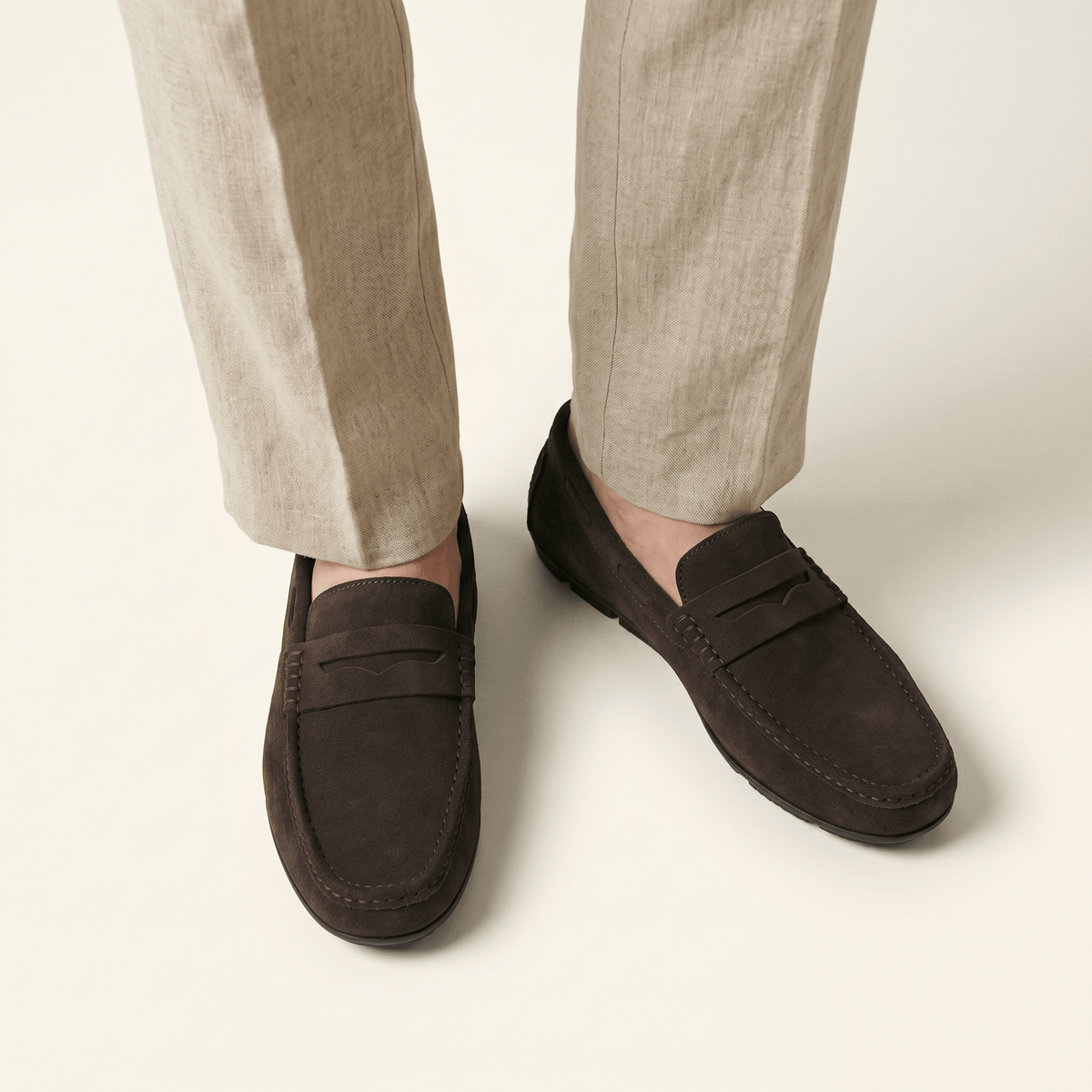 Mocassin en Daim Classique à Bande - image 14