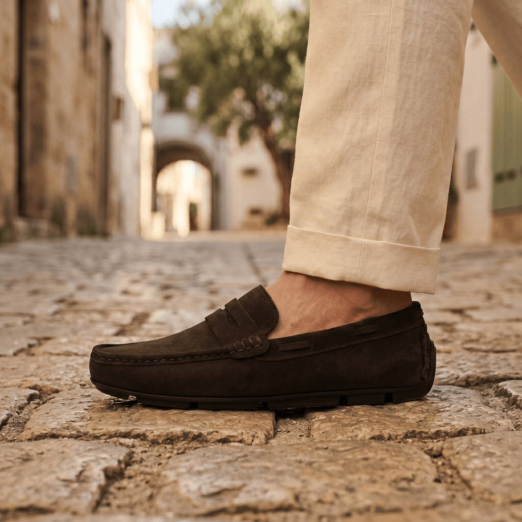 Mocassin en Daim Classique à Bande - image 15