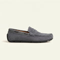 Mocassin en Daim Classique à Bande - Gris
