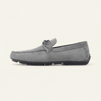Mocassin Gris à Lacets Décoratifs - Gris