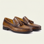 Mocassin Habillé à Glands en Cuir Lisse - image 7