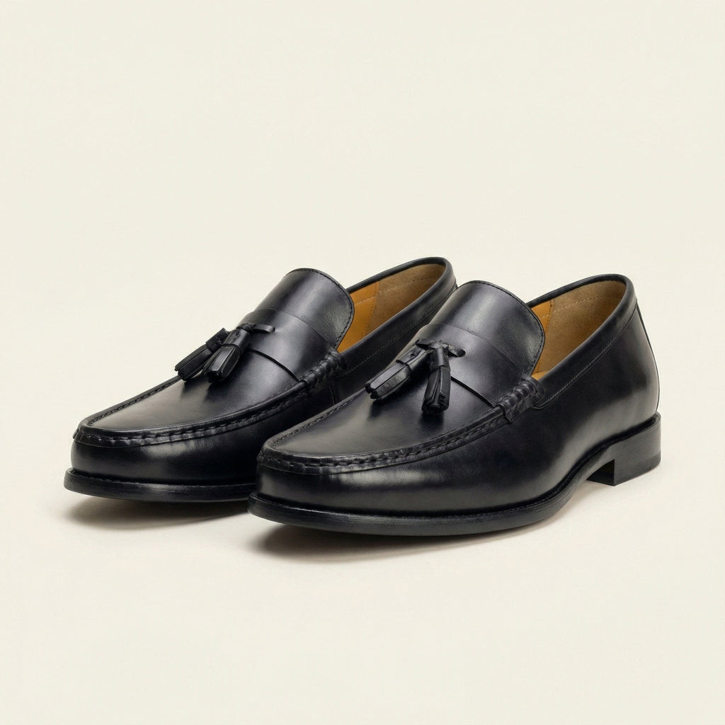 Mocassin Habillé à Glands en Cuir Lisse - image 12