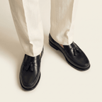 Mocassin Habillé à Glands en Cuir Lisse - image 14