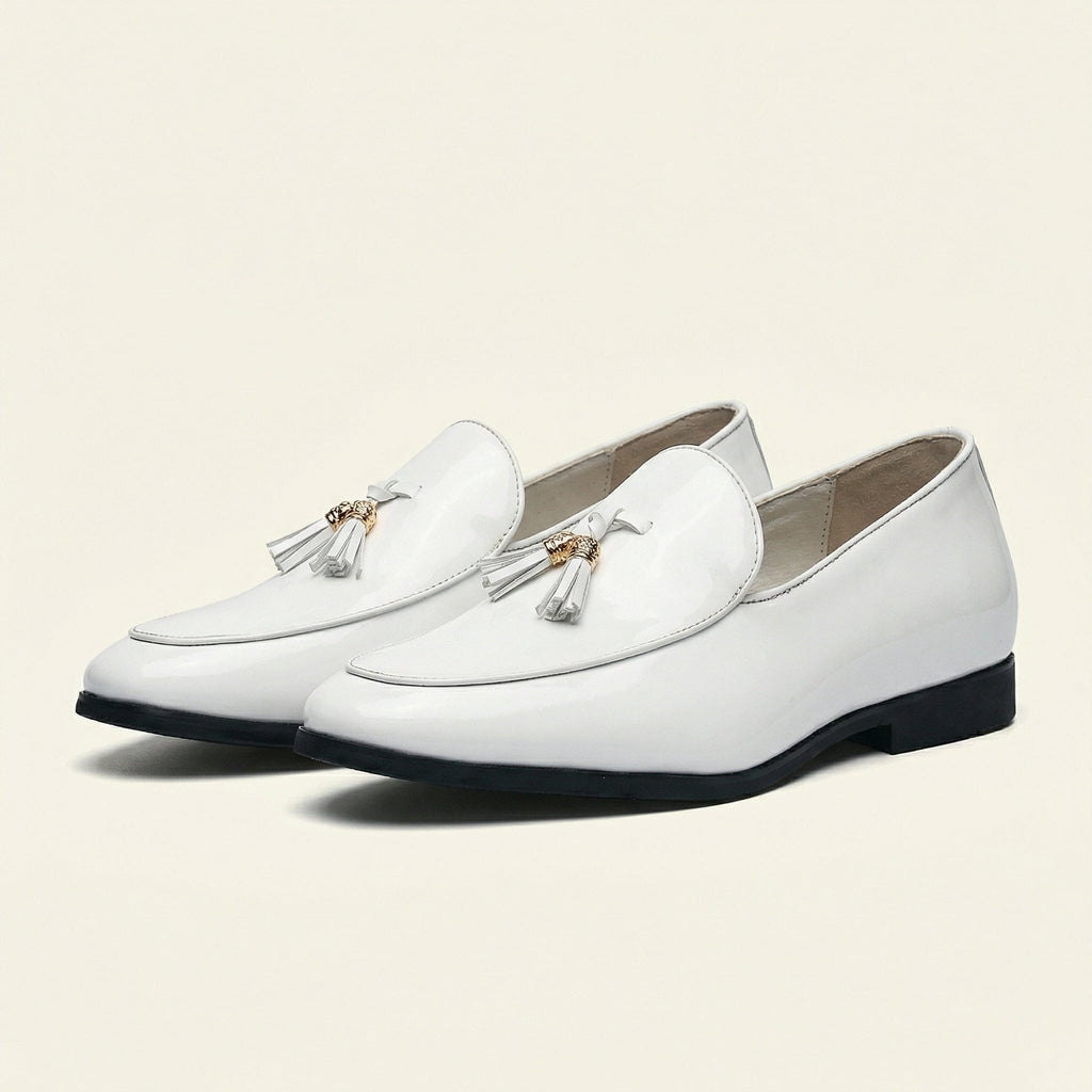 Mocassin Habillé à Glands en Cuir Verni - image 7