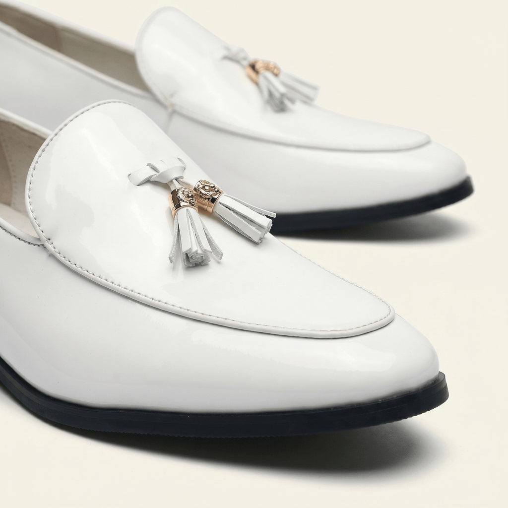 Mocassin Habillé à Glands en Cuir Verni - image 8