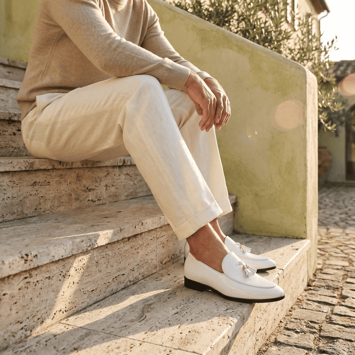 Mocassin Habillé à Glands en Cuir Verni - image 10