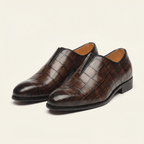 Mocassin Habille Slip-on Effet Crocodile - image 6