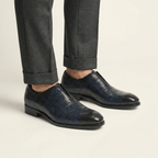 Mocassin Habille Slip-on Effet Crocodile - image 12