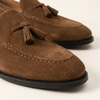 Mocassin Homme à Gland en Cuir Suédé avec Talon - image 3