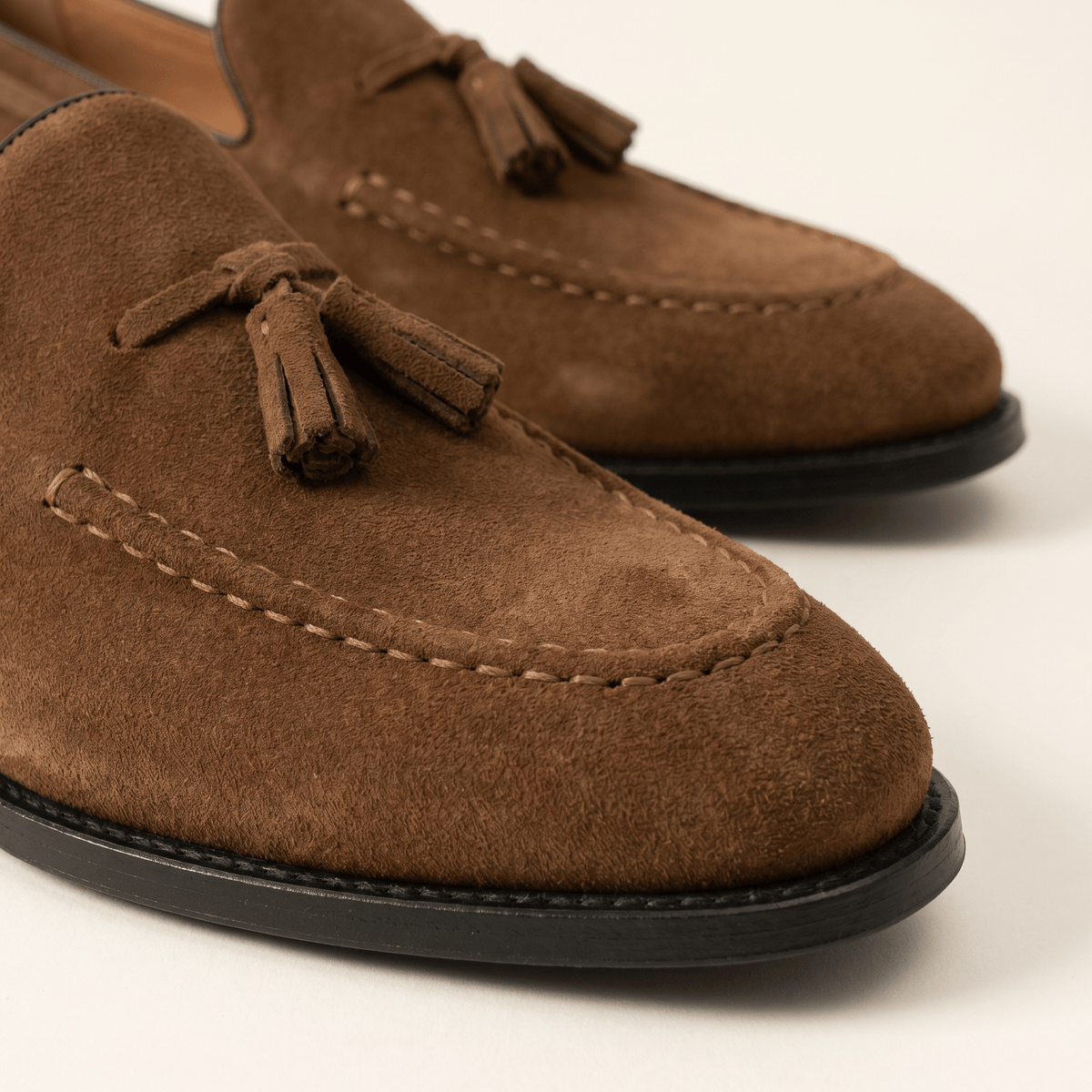 Mocassin Homme à Gland en Cuir Suédé avec Talon - image 3