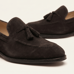 Mocassin Homme à Gland en Cuir Suédé avec Talon - image 8