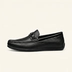 Mocassin Homme à Mors en Cuir - Noir