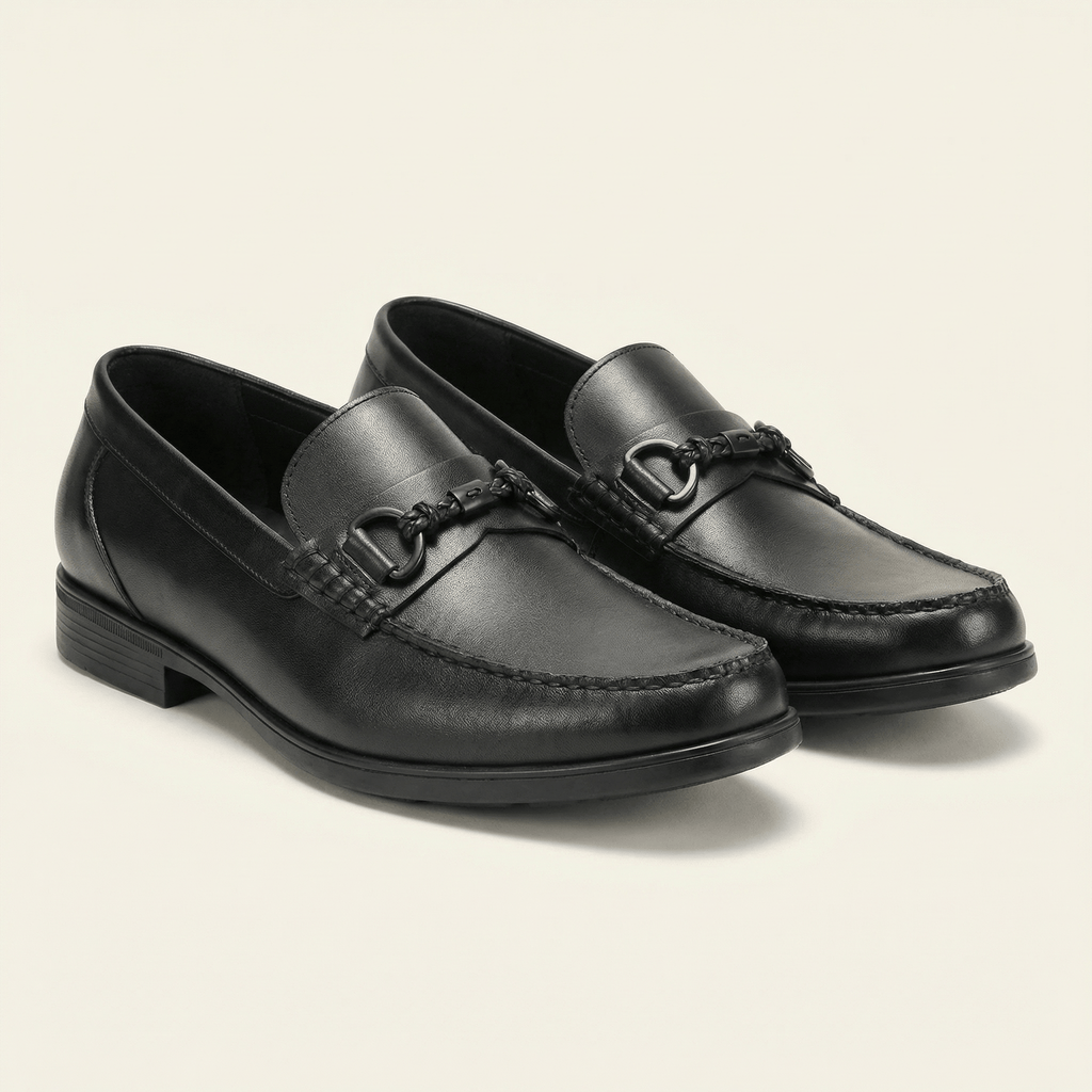 Mocassin Homme à Mors en Cuir Patiné - image 2