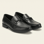 Mocassin Homme à Mors en Cuir Patiné - image 2