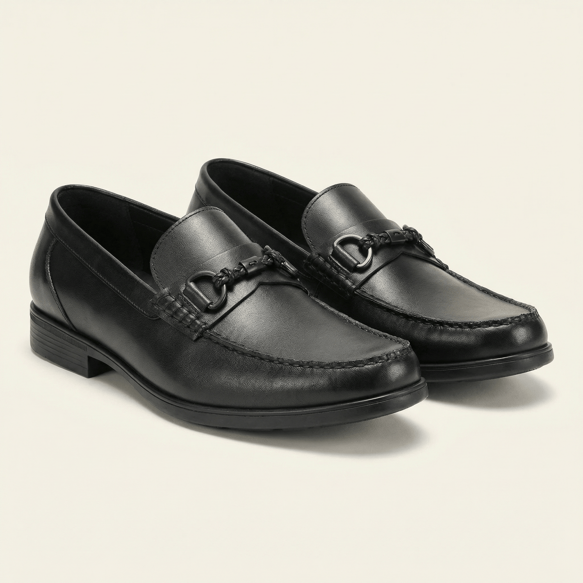 Mocassin Homme à Mors en Cuir Patiné - image 2