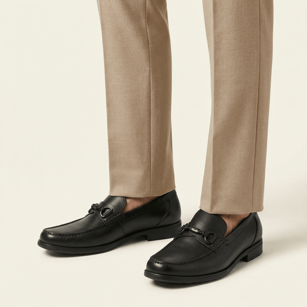 Mocassin Homme à Mors en Cuir Patiné - image 3