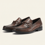 Mocassin Homme à Mors en Cuir Patiné - image 5