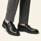 Mocassin Homme Cérémonie à Barrette en Cuir Verni - image 3
