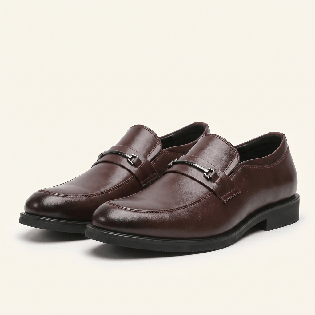 Mocassin Homme Cérémonie à Barrette en Cuir Verni - image 5