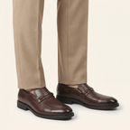 Mocassin Homme Cérémonie à Barrette en Cuir Verni - image 6