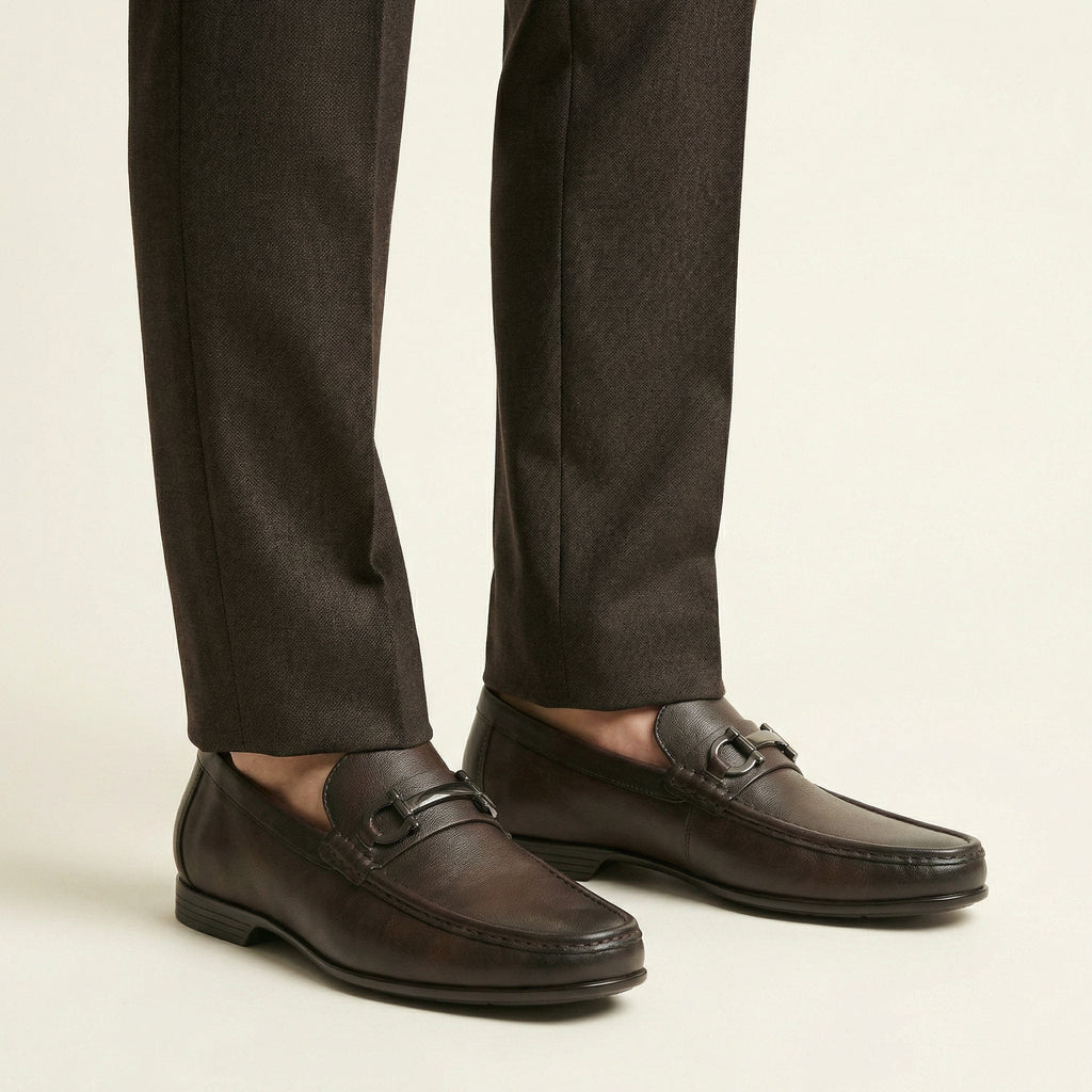 Mocassin Homme Classique à Mors en Cuir - image 3