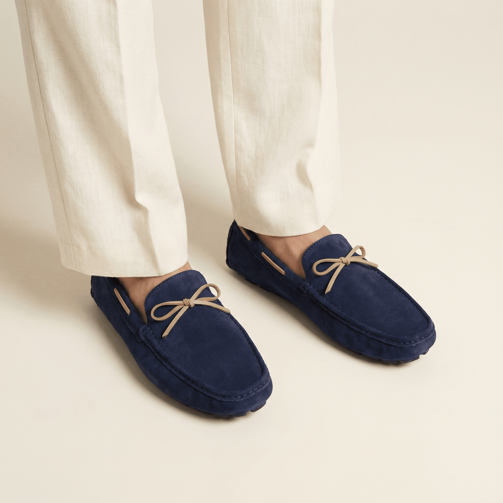 Mocassin Homme Classique de Conduite à Nœud - image 4