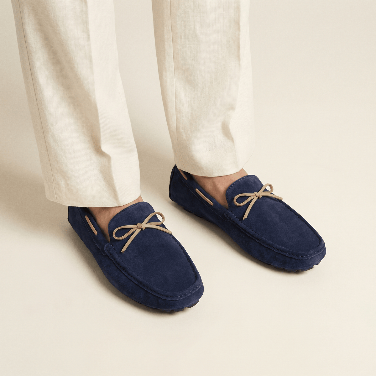 Mocassin Homme Classique de Conduite à Nœud - image 4