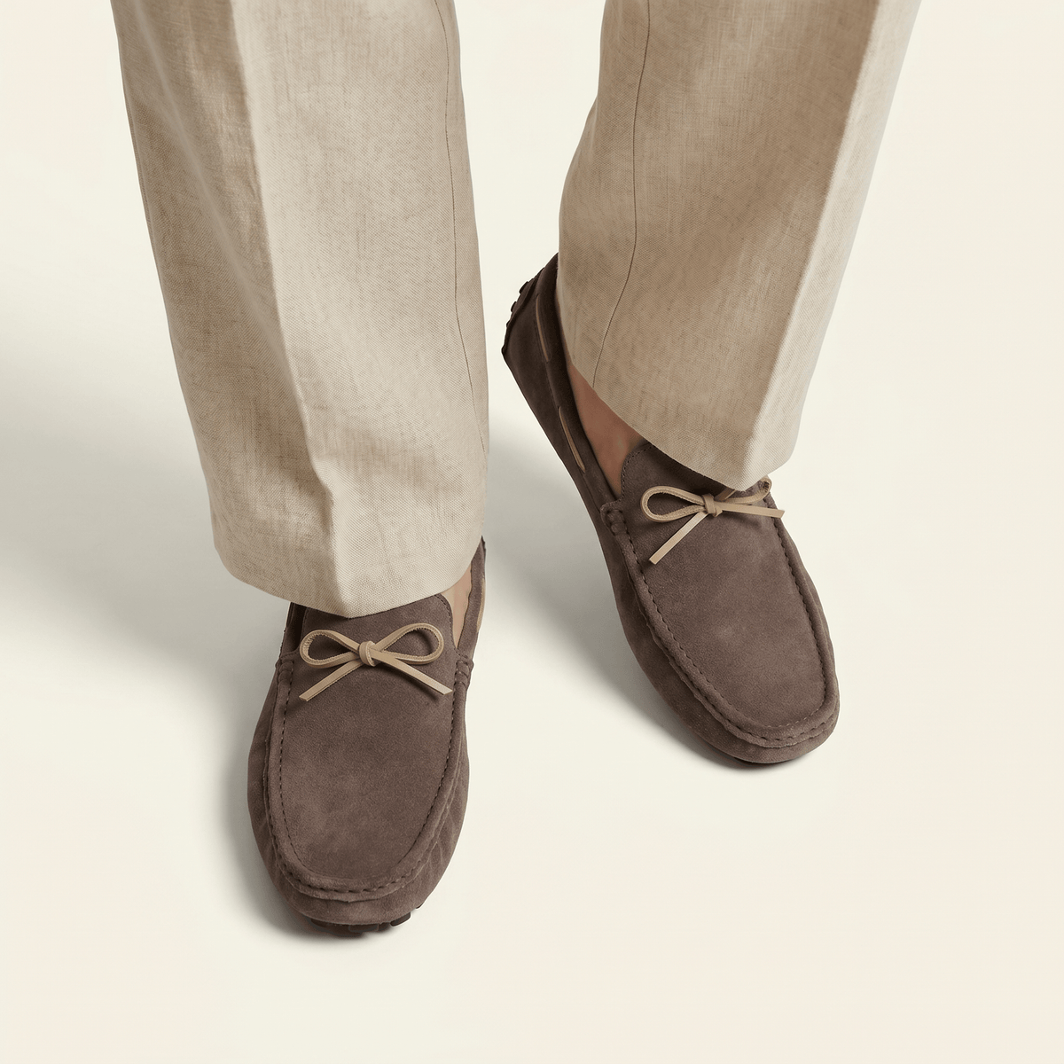 Mocassin Homme Classique de Conduite à Nœud - image 9