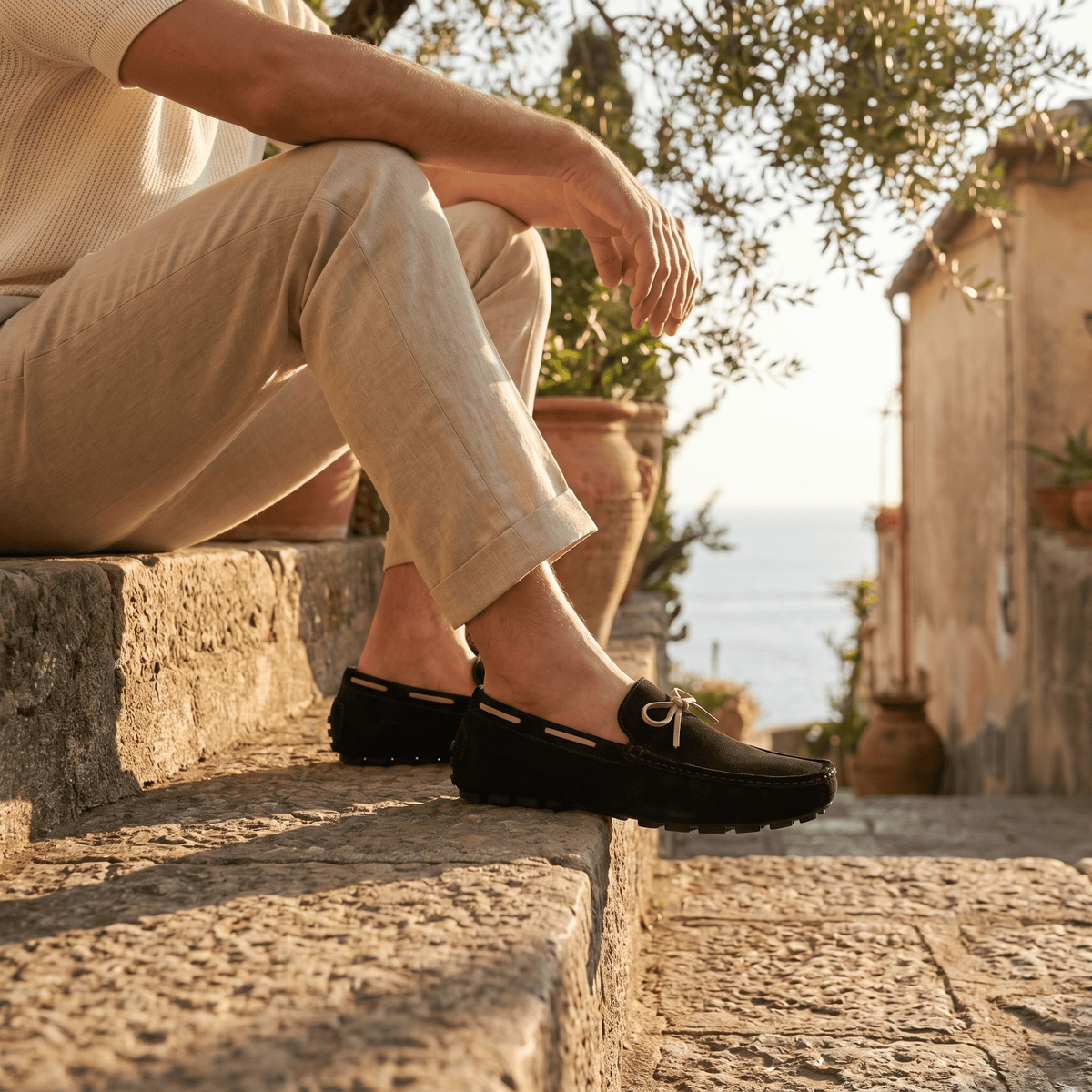 Mocassin Homme Classique de Conduite à Nœud - image 20