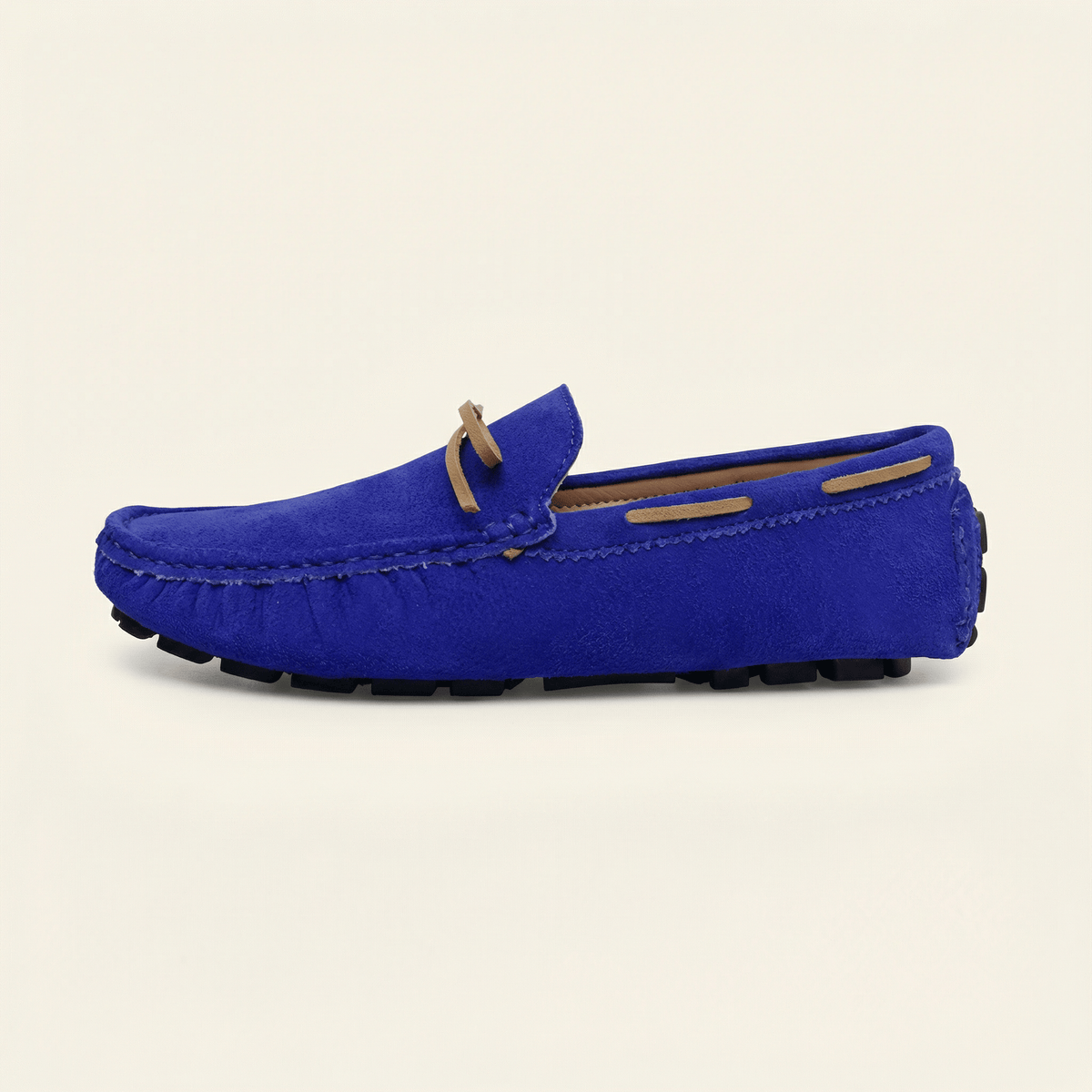 Mocassin Homme Classique de Conduite à Nœud - Azur