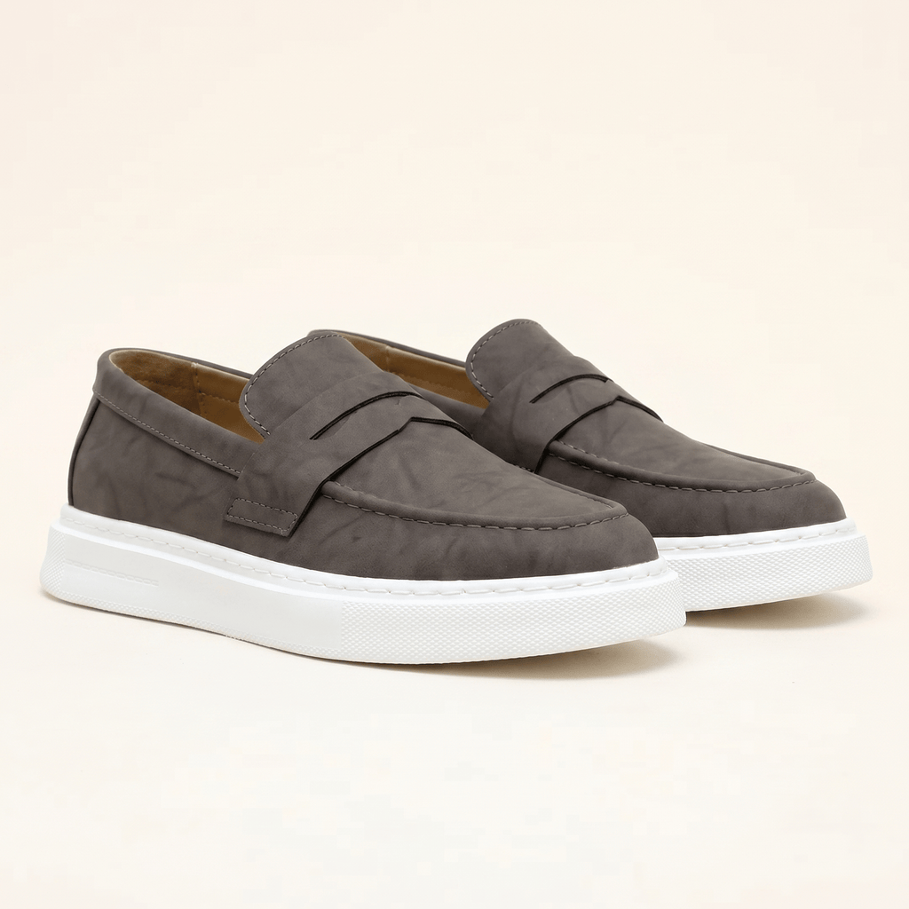 Mocassin Homme Compensé à Bande - image 2