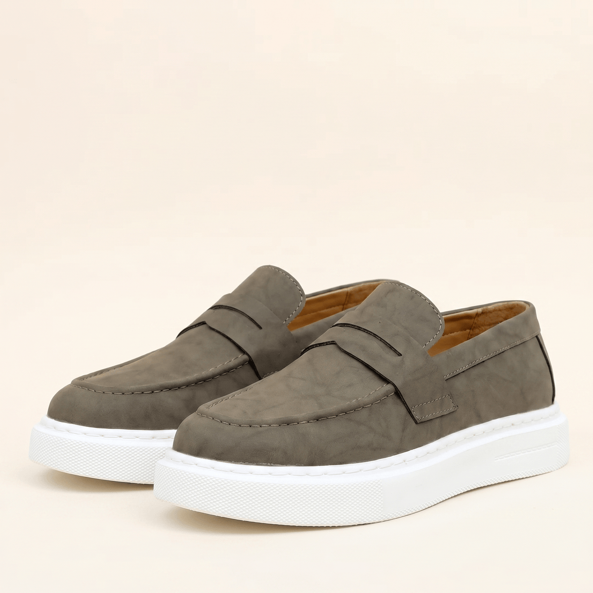 Mocassin Homme Compensé à Bande - image 5
