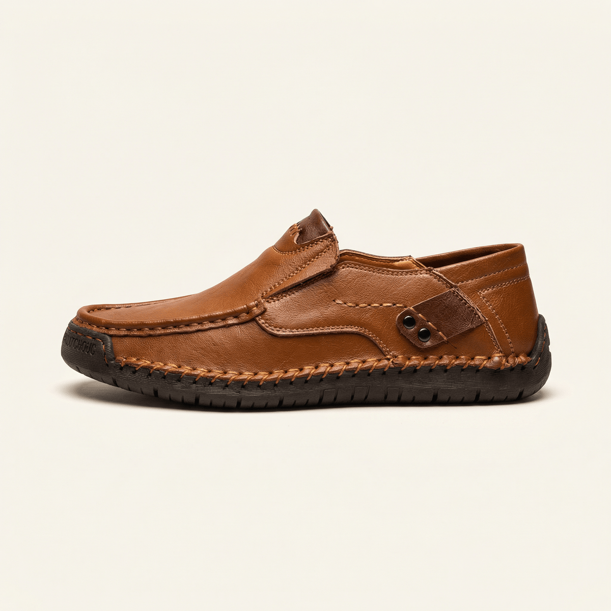 Mocassin Homme Confort Fermé - Camel