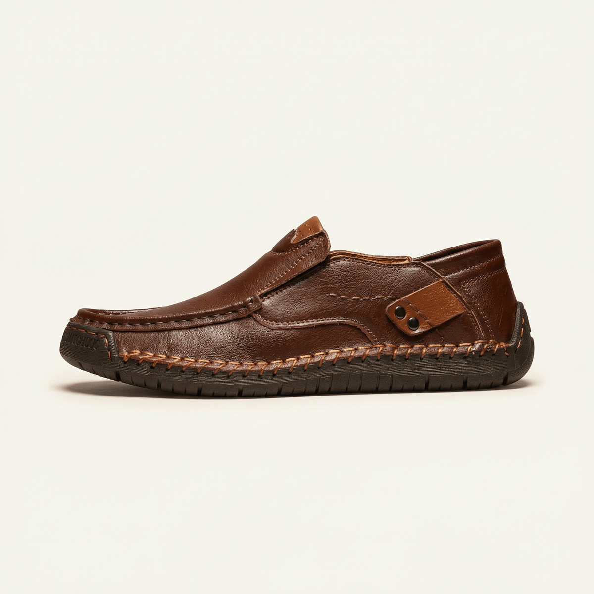 Mocassin Homme Confort Fermé - Marron
