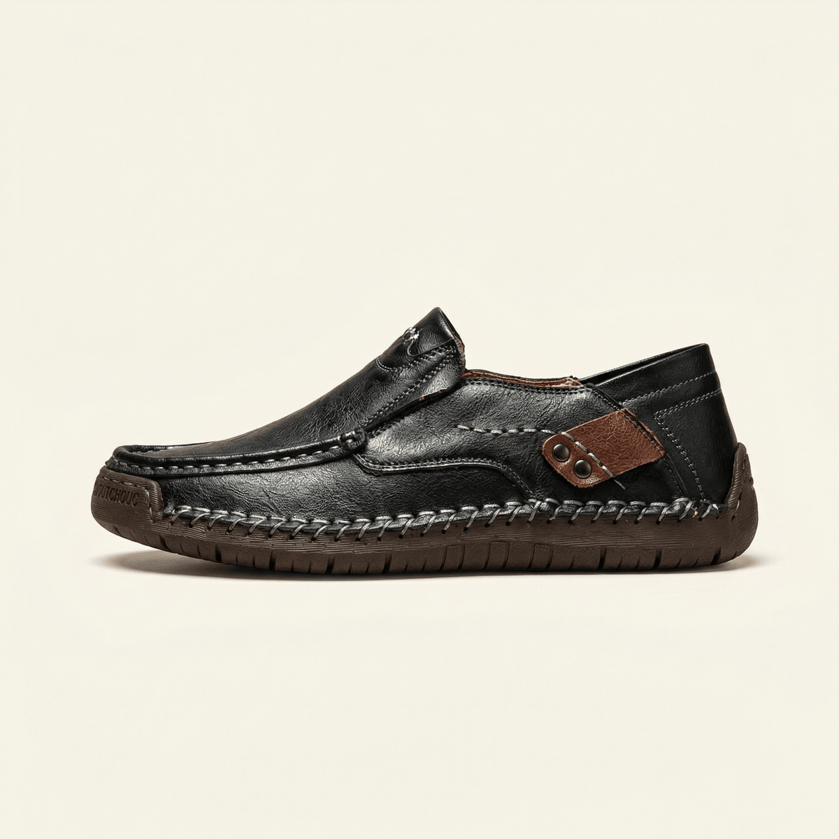 Mocassin Homme Confort Fermé - Noir