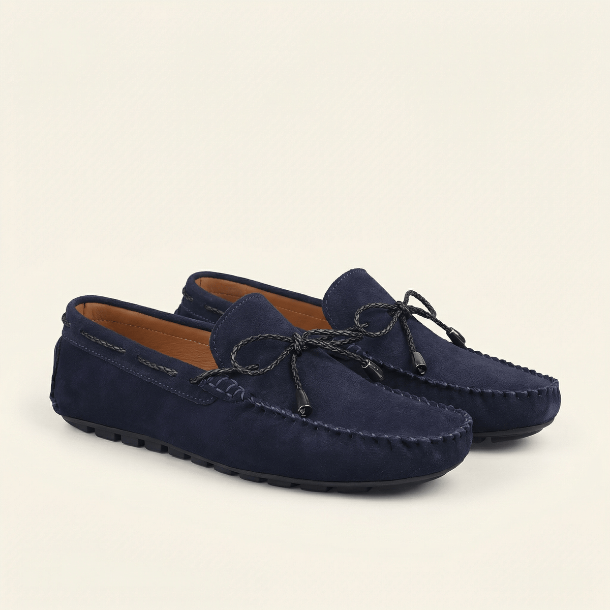 Mocassin Homme en Suédine avec Lacets - image 2