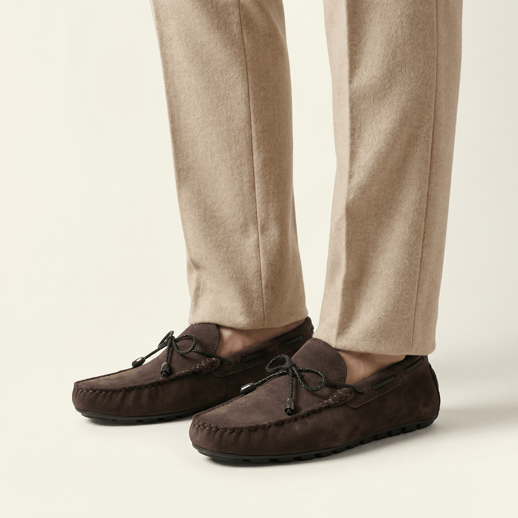 Mocassin Homme en Suédine avec Lacets - image 6