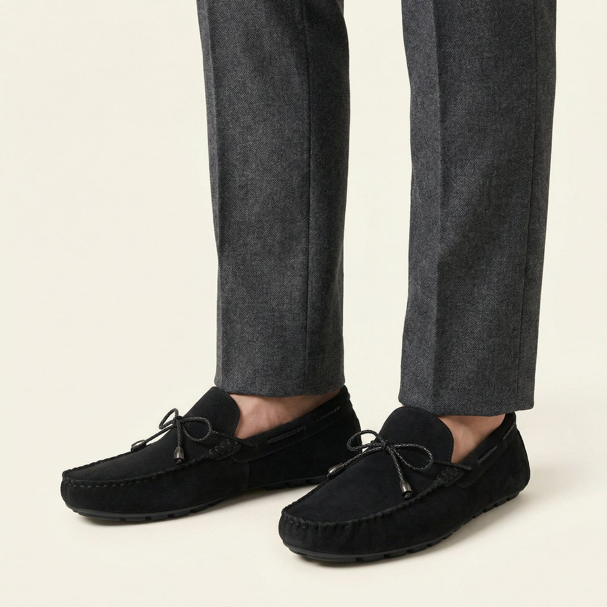Mocassin Homme en Suédine avec Lacets - image 9