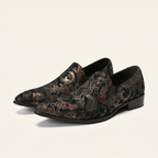 Mocassin Homme en Tissu brodé Oriental - image 2