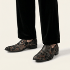 Mocassin Homme en Tissu brodé Oriental - image 3