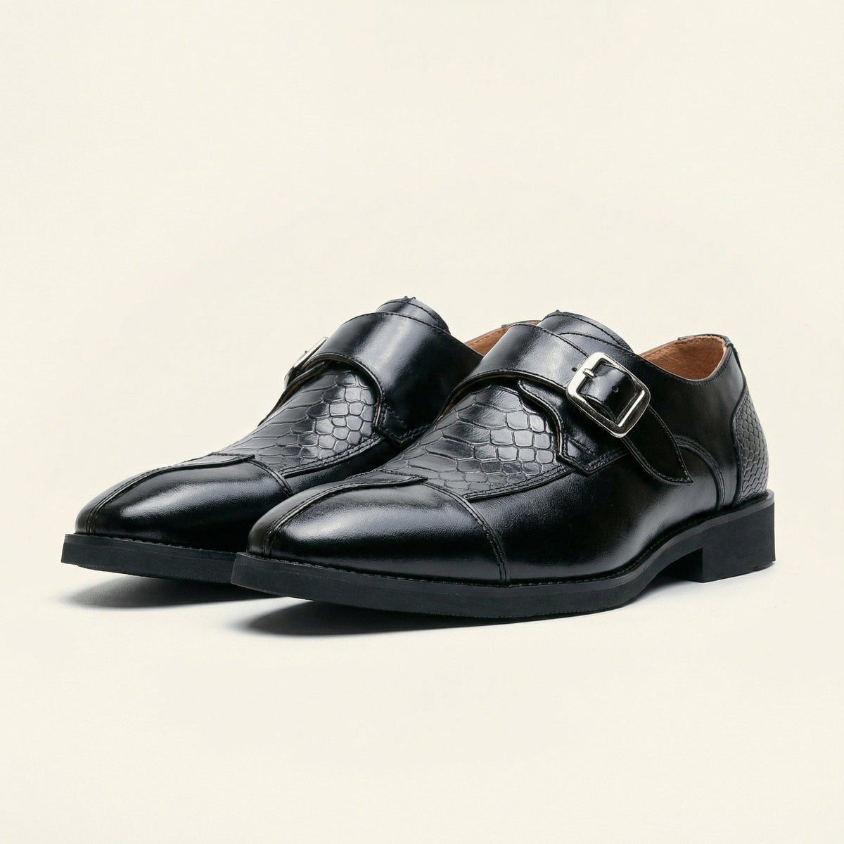Mocassin Homme Habillé à Boucle Décorative - image 2