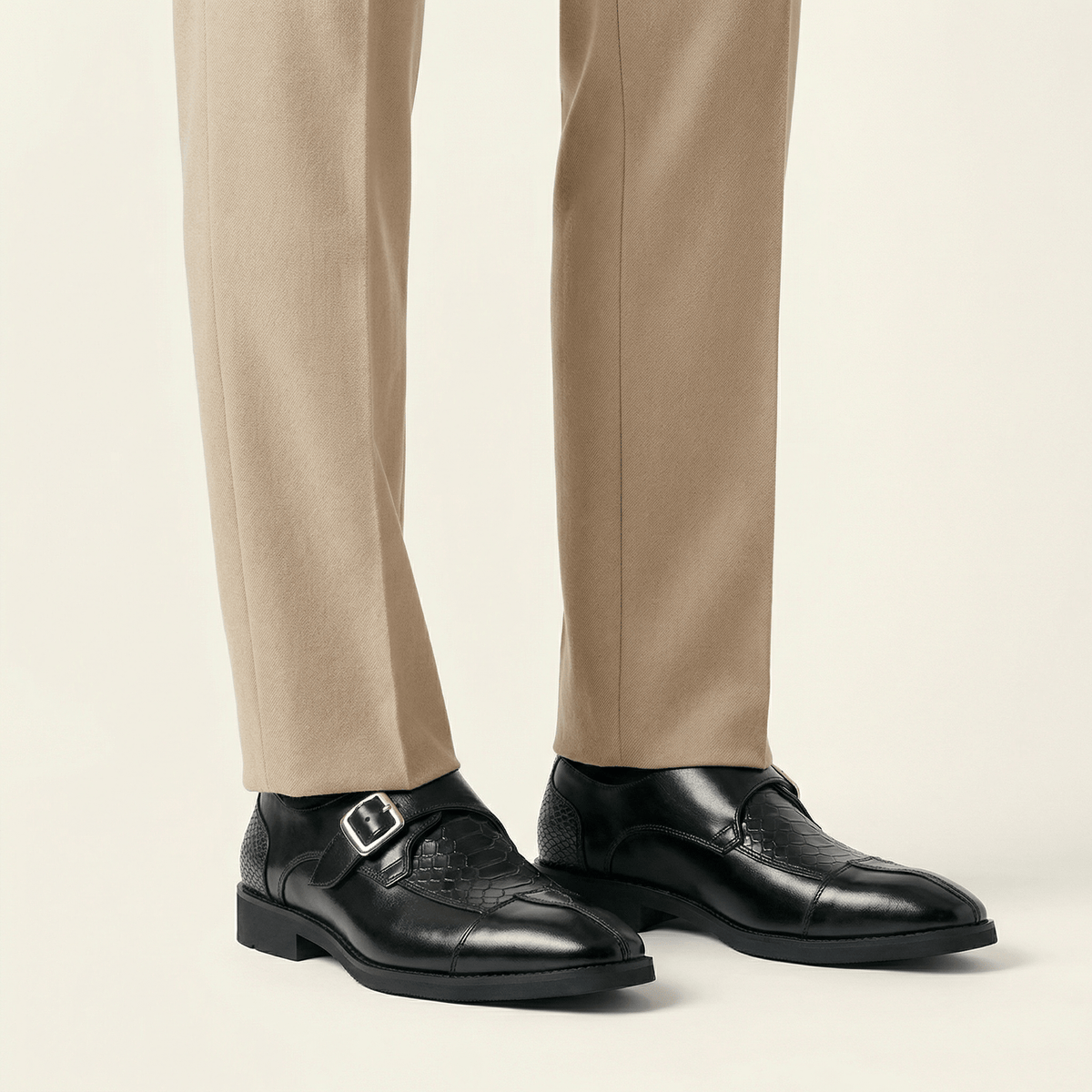 Mocassin Homme Habillé à Boucle Décorative - image 3
