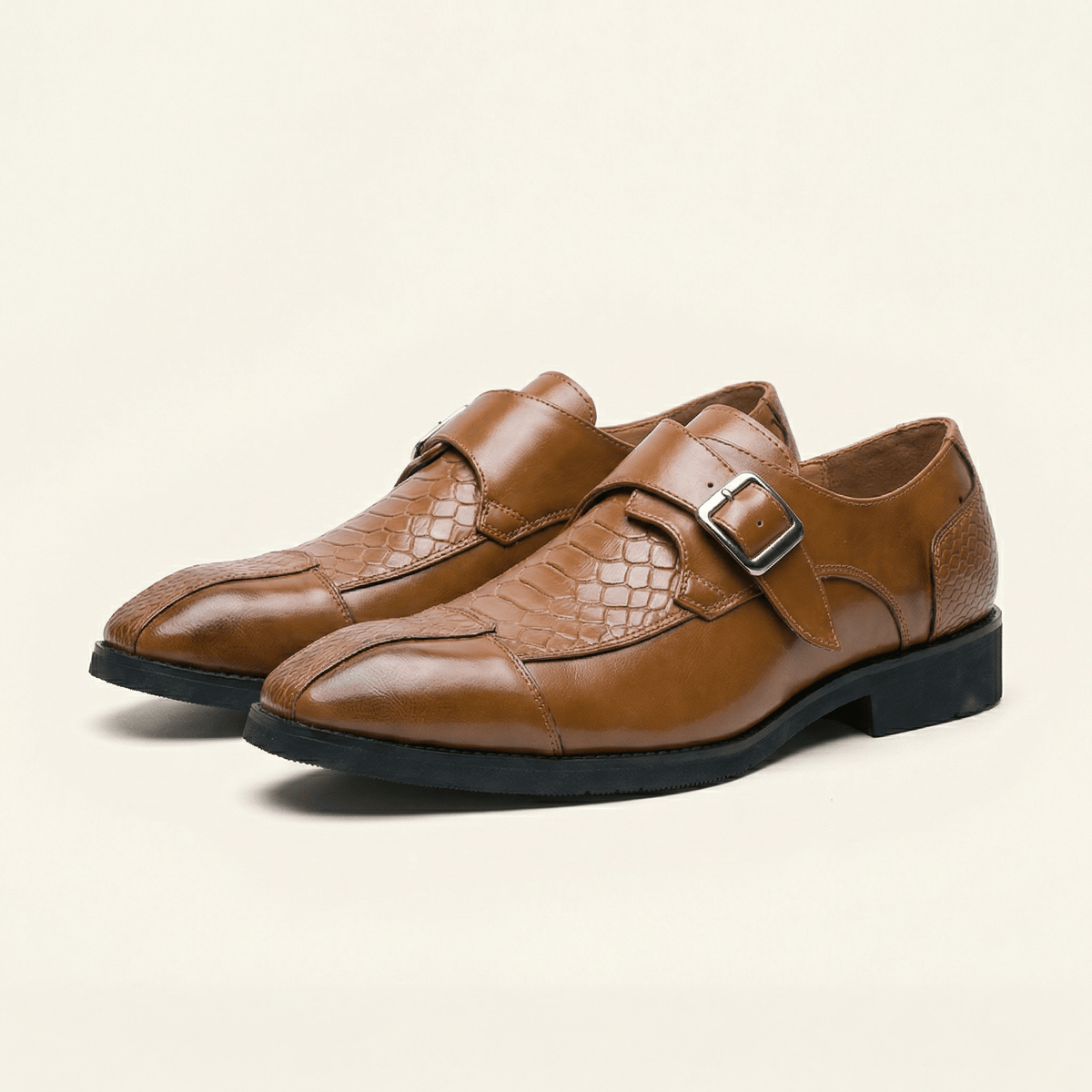Mocassin Homme Habillé à Boucle Décorative - image 5