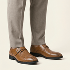 Mocassin Homme Habillé à Boucle Décorative - image 6