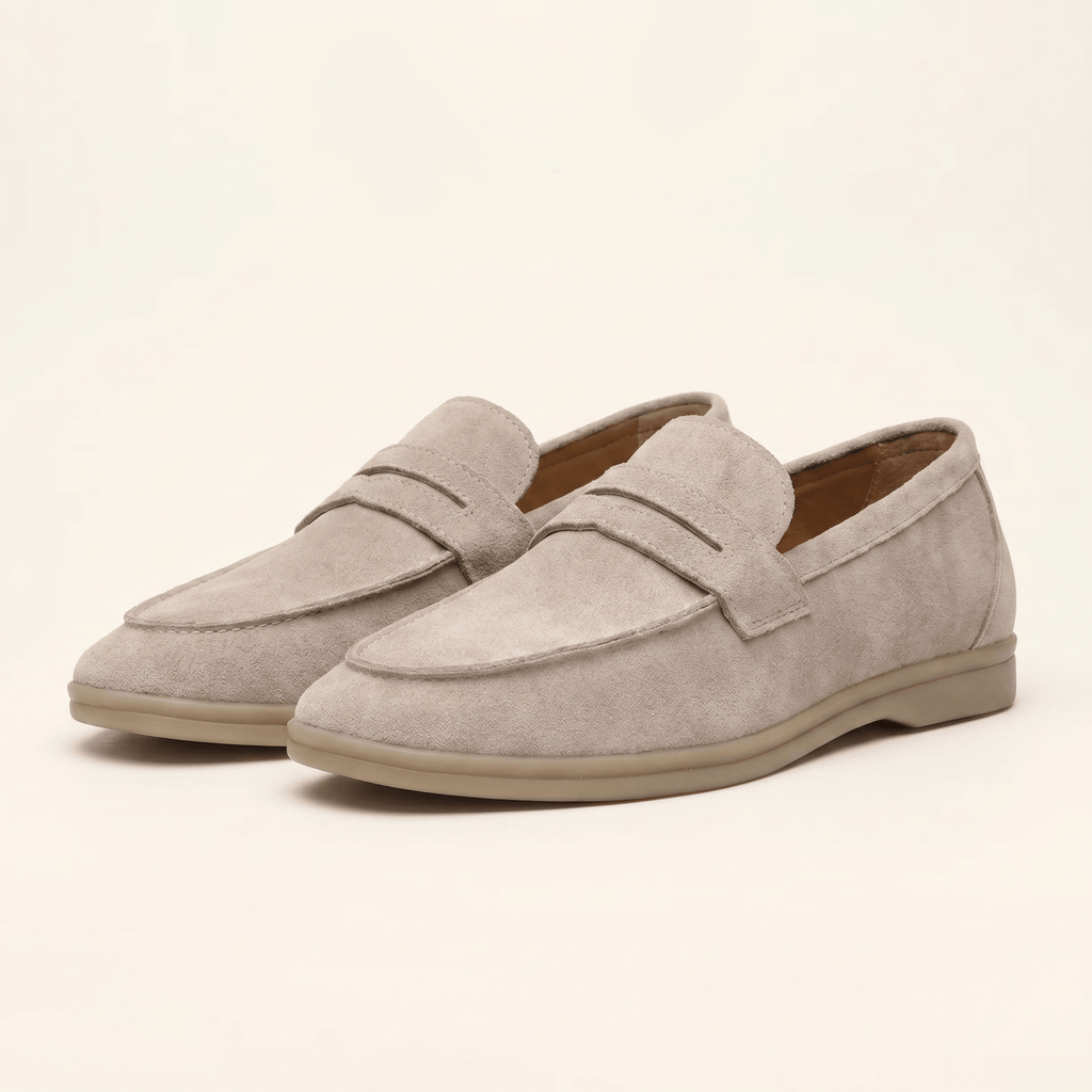 Mocassin Homme Penny Épuré Souple en Daim - image 5